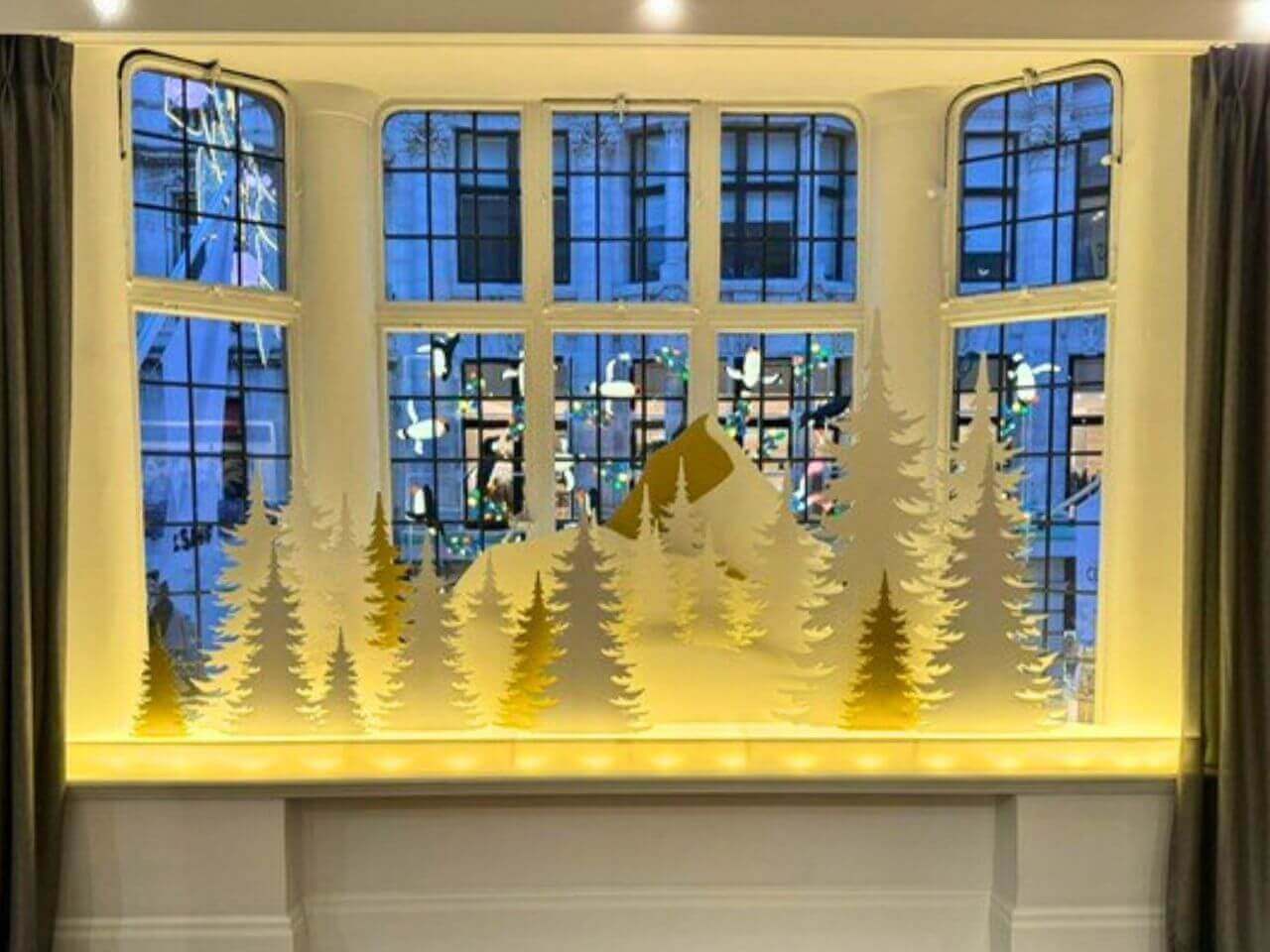 Watch Shop Christmas Window Display