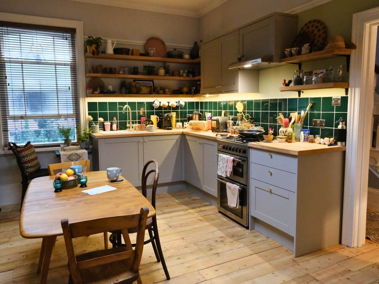 Kitchen set built for Trying, refurbishment of original set