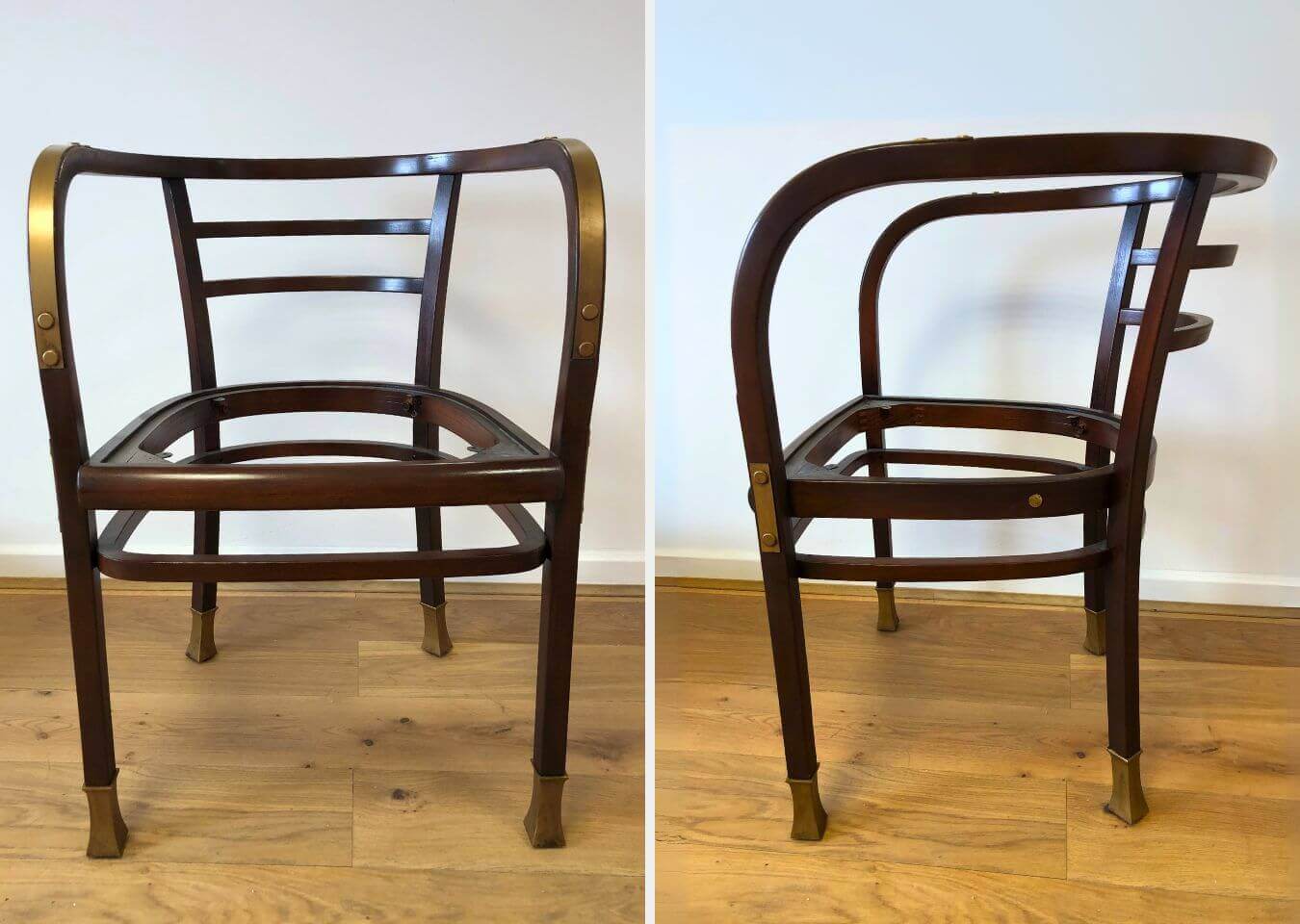 Bentwod Prop Chairs Custom-built bentwood chair frame for A Gentleman in Moscow, shaped and joined to match period references.