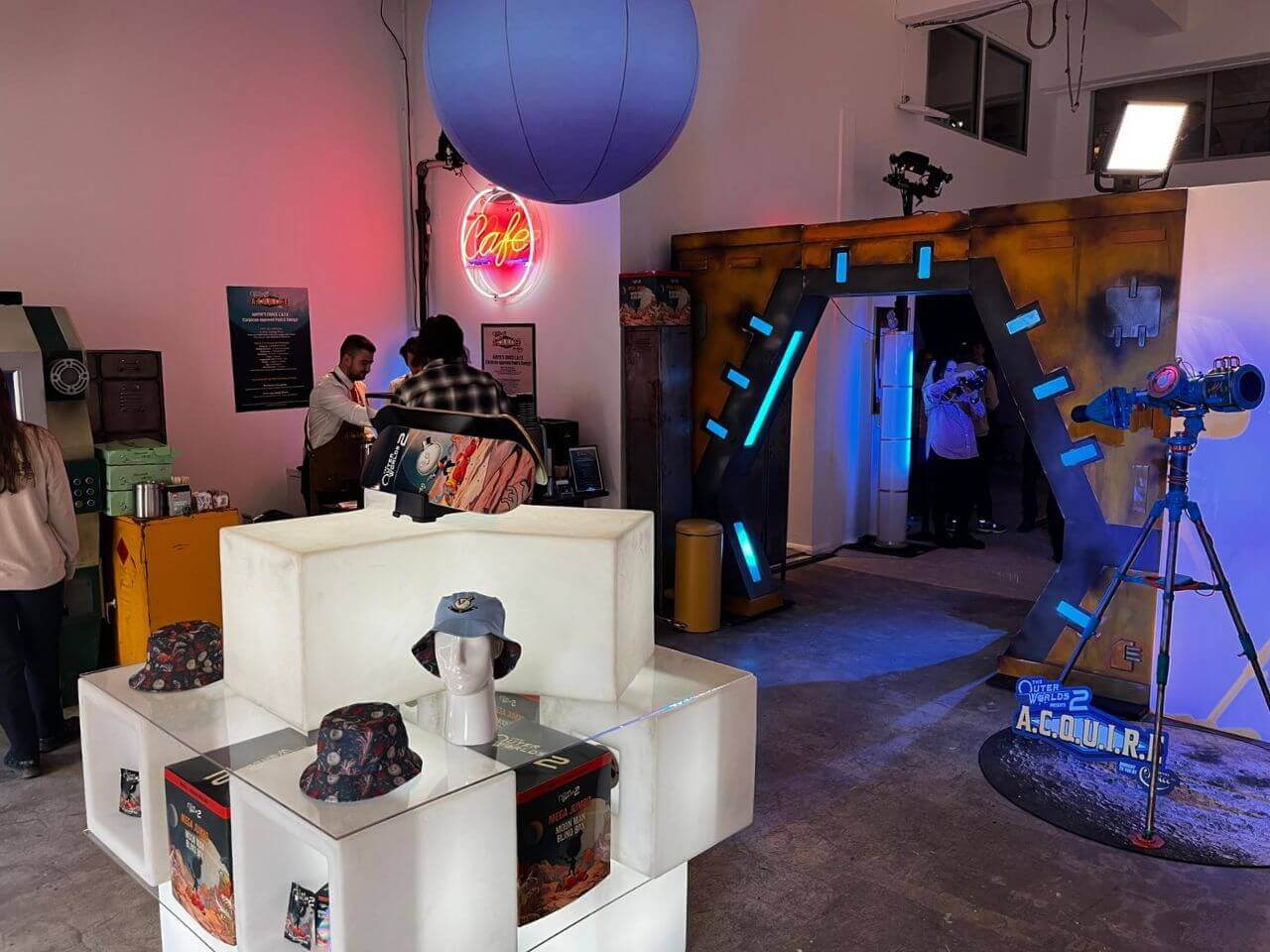 Xbox - The Outer World 2 - Experience Game Release - 2 Portal-style entrance feature constructed as part of The Outer Worlds 2 brand activation, built to manage visitor flow and high footfall within a live venue.